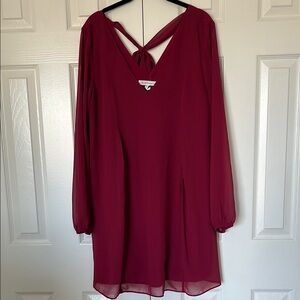 BCBGeneration Holiday Chiffon Dress